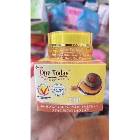 Kem one today mụn nám trắng da 3 tác dụng ốc sên