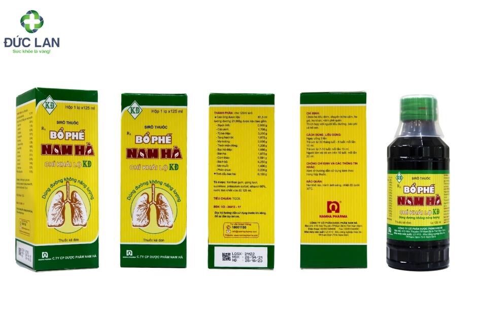 Siro Bổ Phế Nam Hà XC KĐ  (125ml)