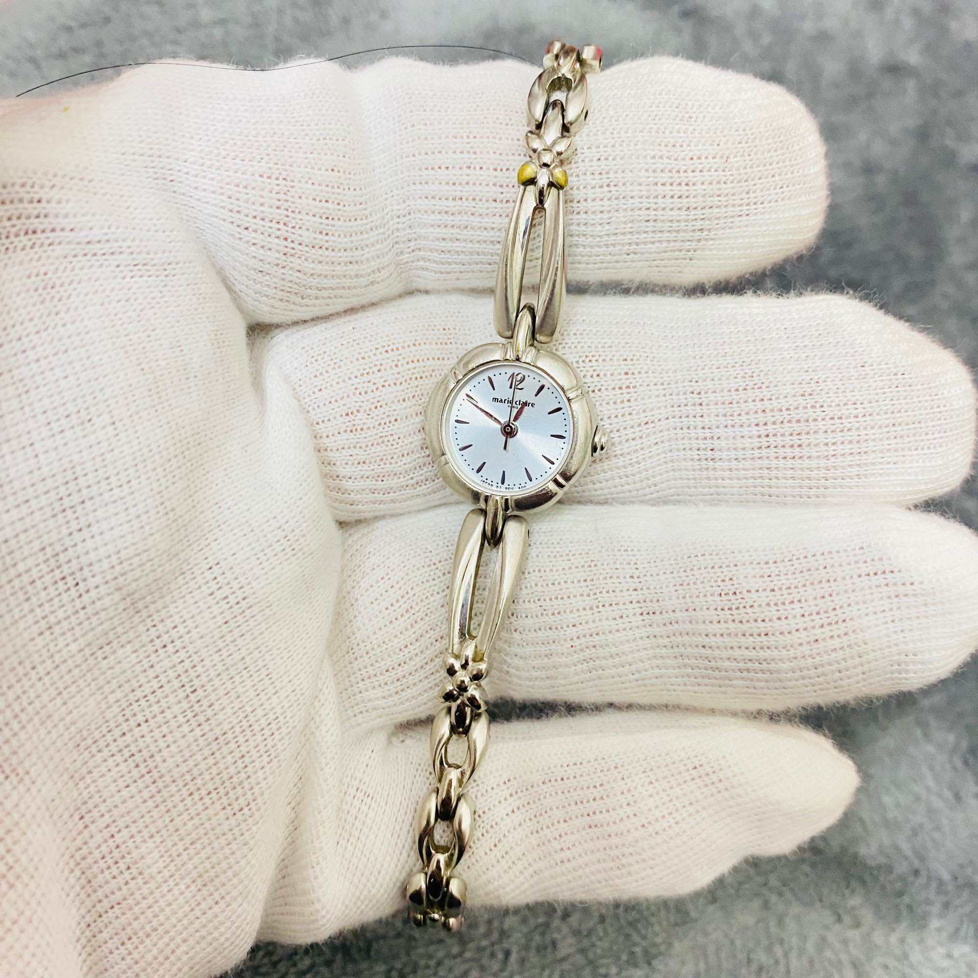Đồng hồ nữ Marie Claire ( Orient Nhật Bản ) lắc nữ size 20mm dây khóa zin thép không rỉ độ mới cao 95%