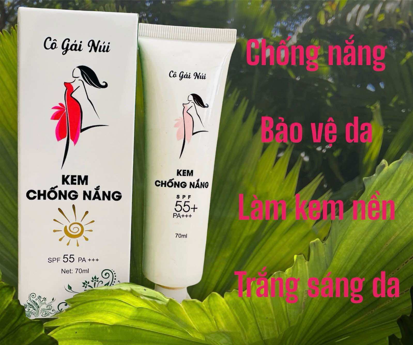 Kem chống nắng cô gái núi