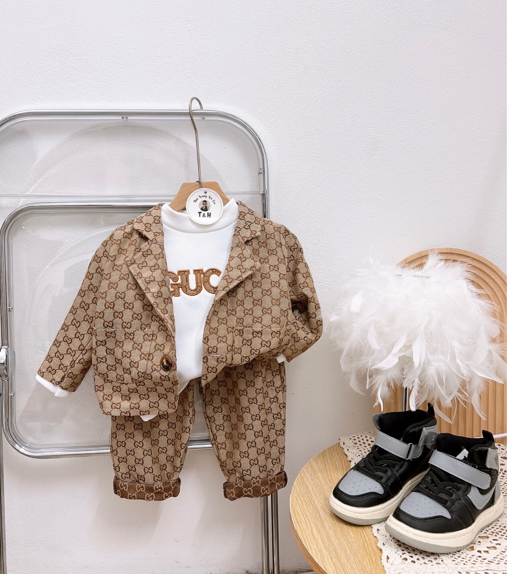 Set bộ vest 3 chi tiết cho bé trai