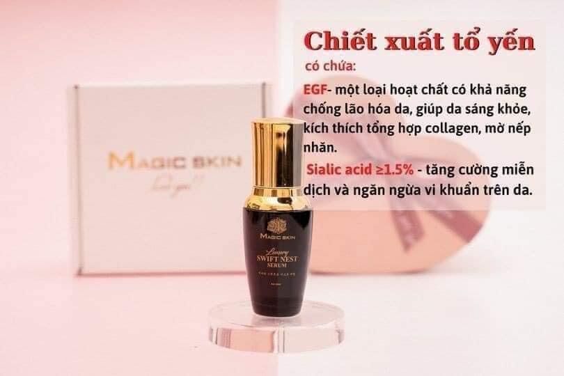 SERUM YẾN TƯƠI ngừa lão hoá (Tặng 2 mặt nạ cừu)