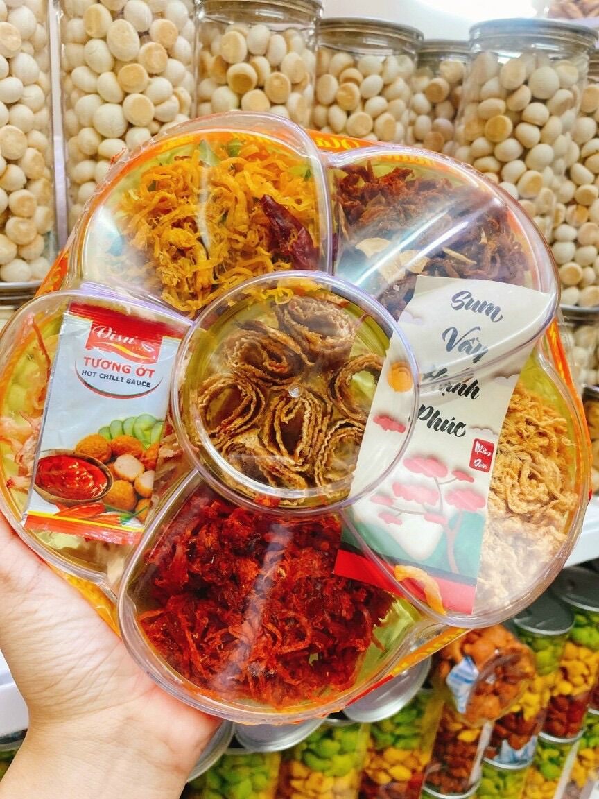 Set khô lục vị thơm nhon - quà tết - 550g