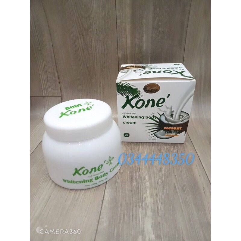 [HCM]Kem dưỡng trắng Body KONE sữa dừa