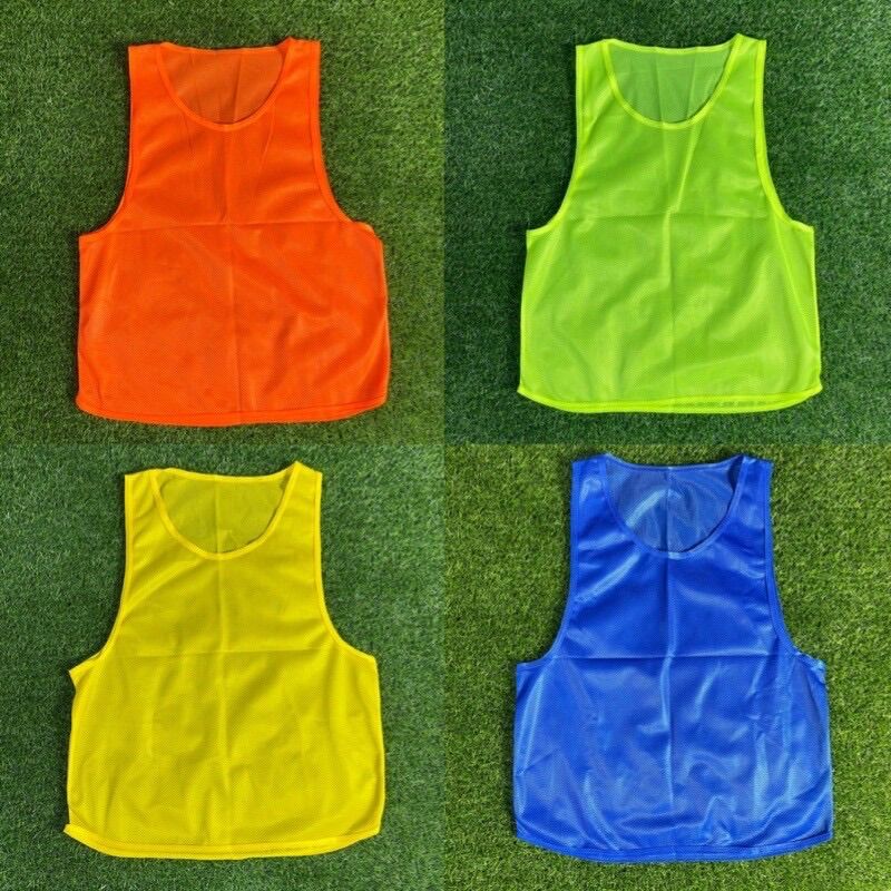 Áo Bib, áo tập bóng đá, đá bóng, thể thao, chia đội, free size nhiều màu sắc.