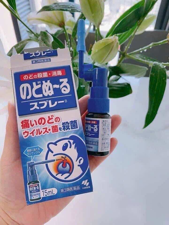 Xịt Họng Kobayashi 15ML Nhật Bản