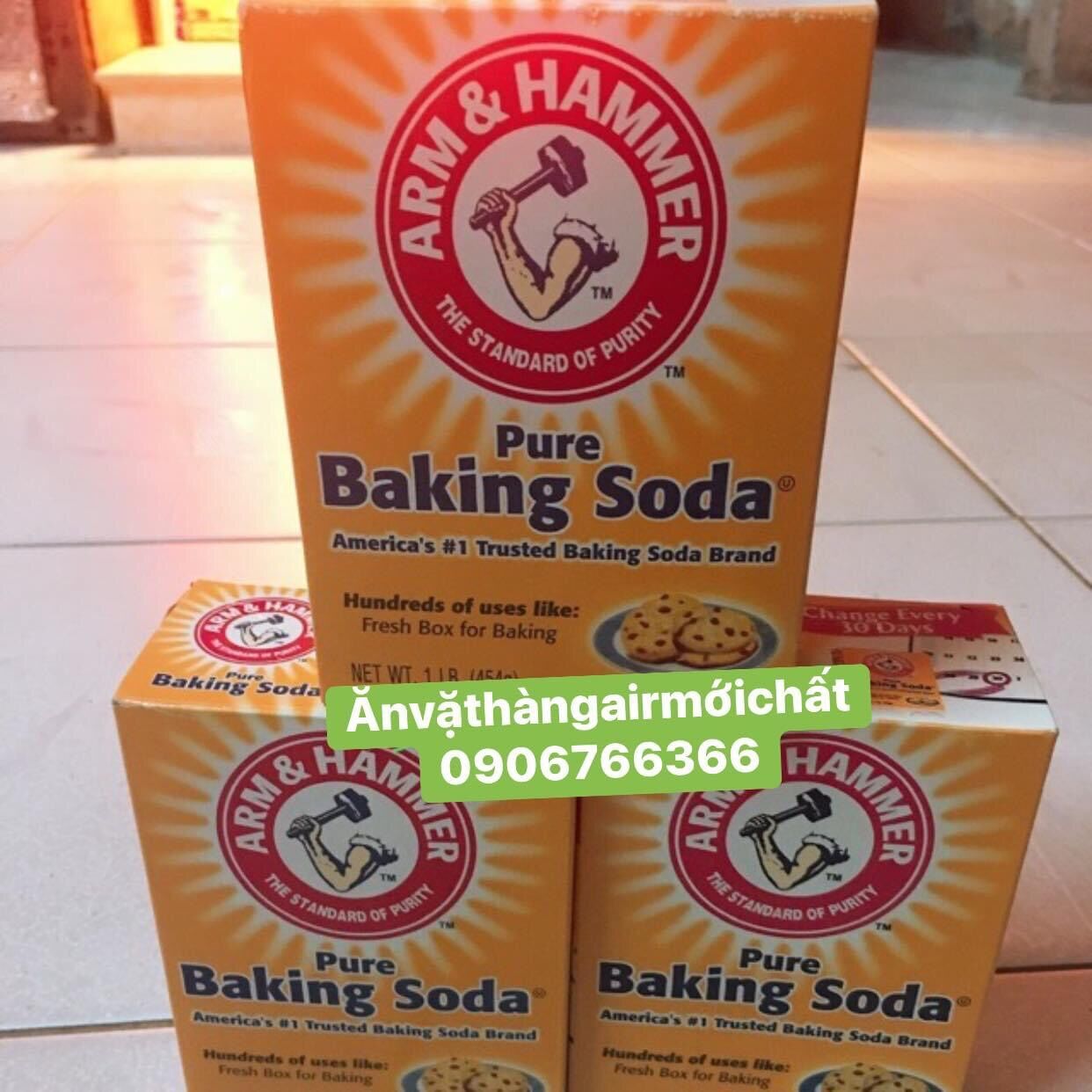 [New Tháng 12/2026]Baking Soda Arm And Harmmer Mỹ Hộp 454 Gram