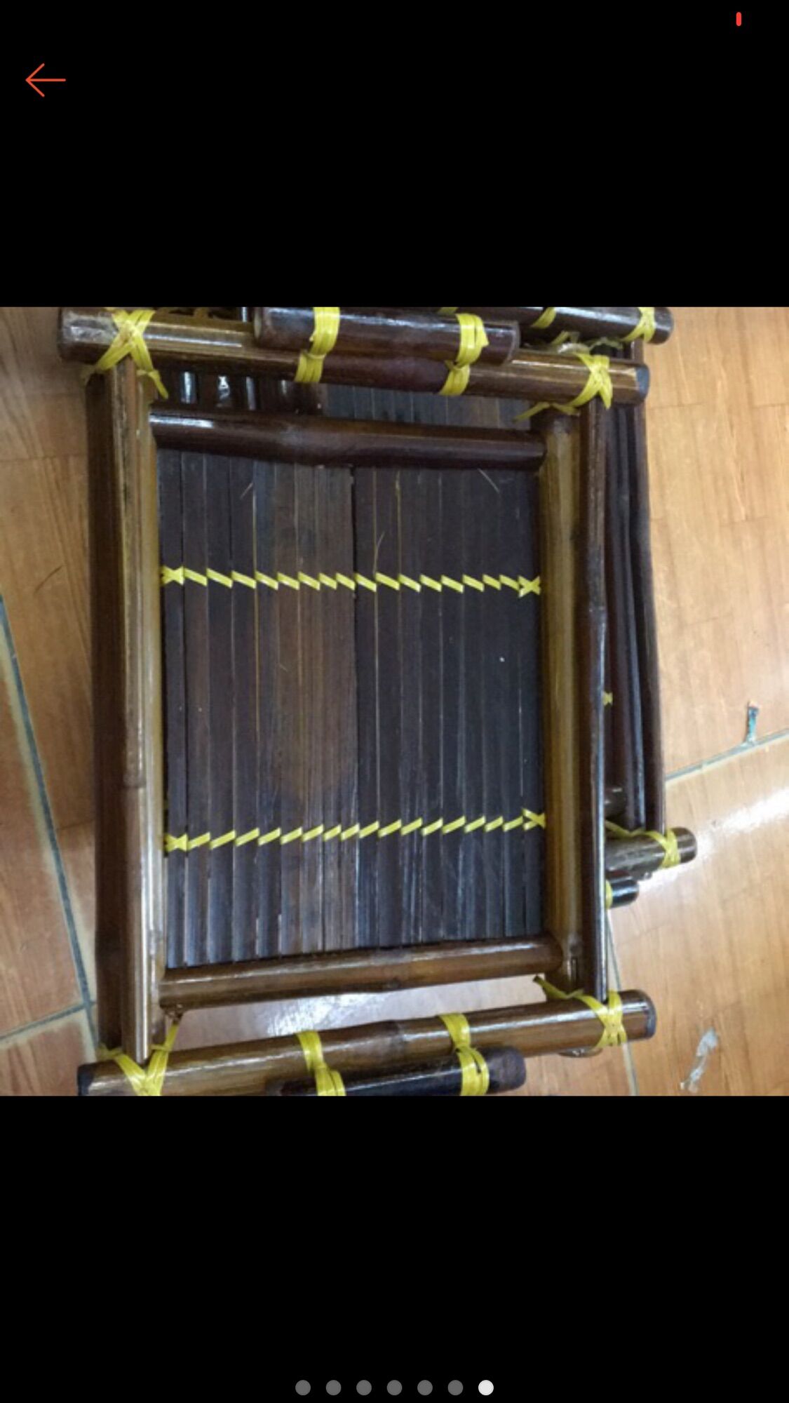 Khay tre đựng trà