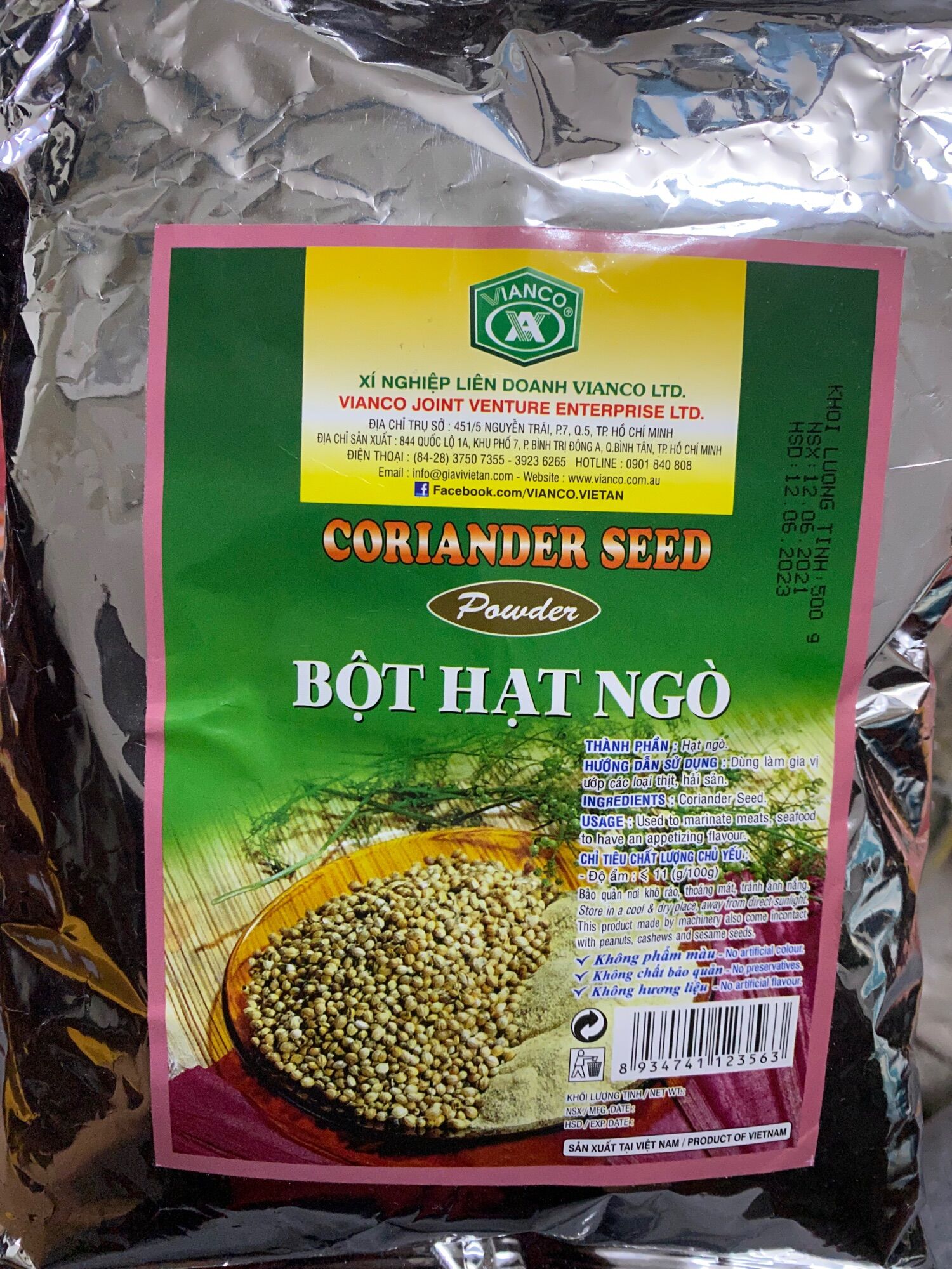 Bột Hạt Ngò Vianco