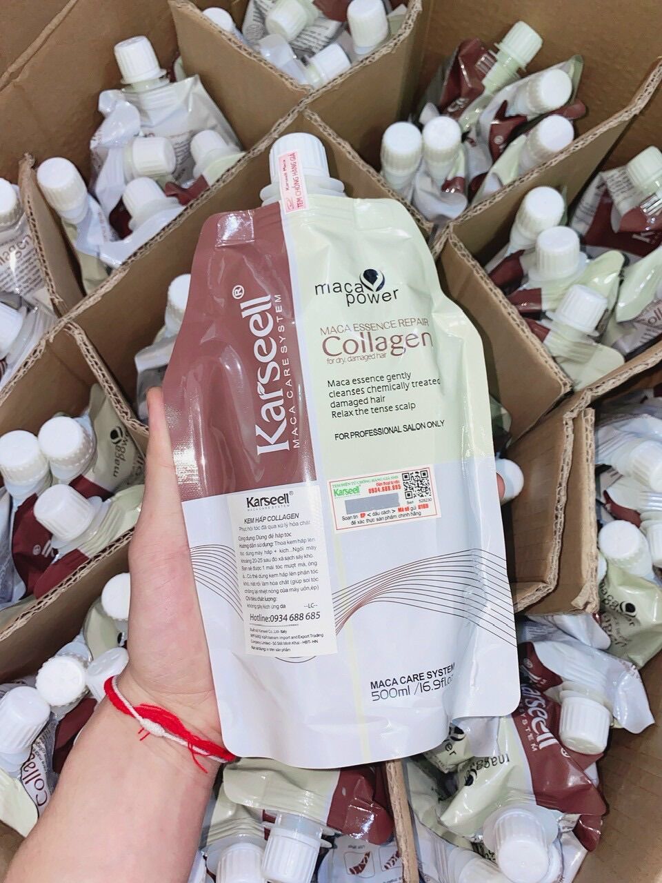 Kem ủ tóc phục hồi collagen karsell