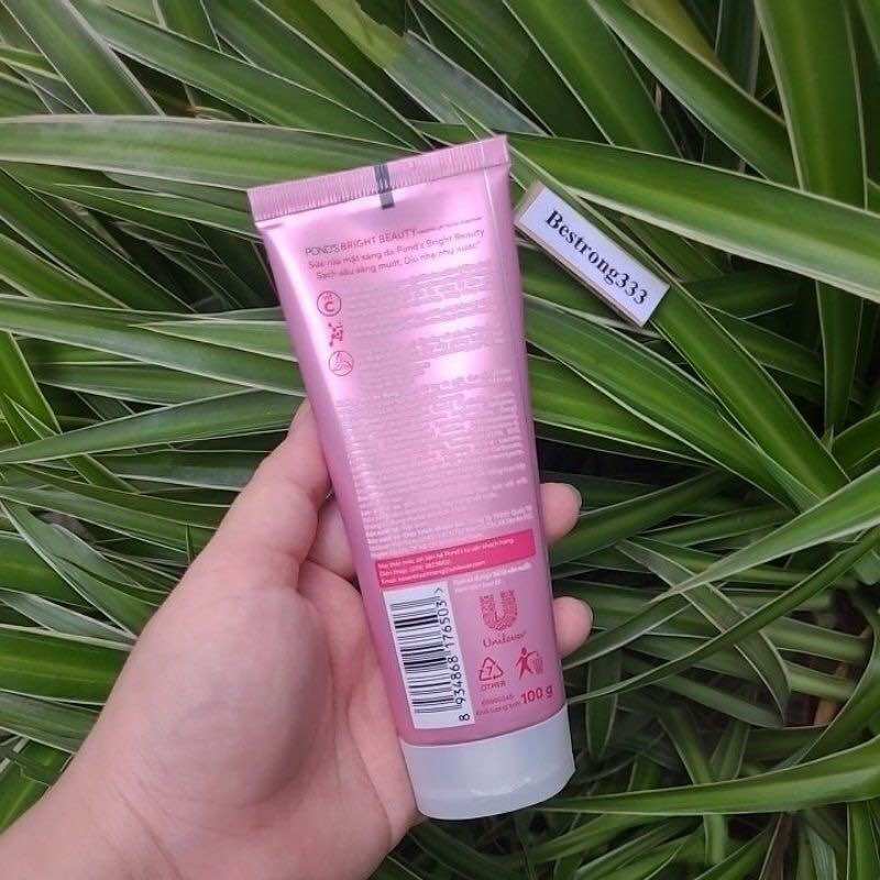 Sữa Rửa Mặt Pond's Sáng Hồng Rạng Rỡ 100g