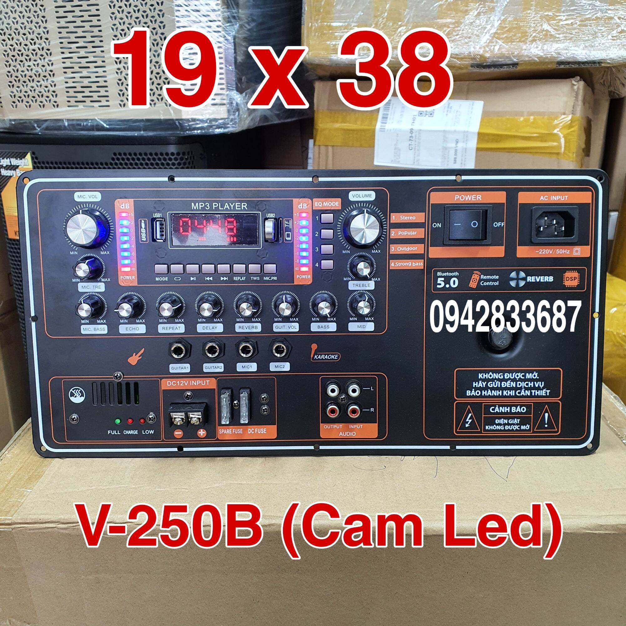 Mạch reverb loa kéo 40 đôi led nháy nhạc