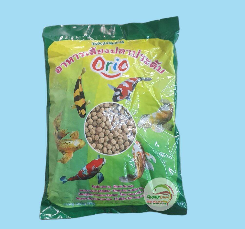 CÁM ORIO HẠT LỚN 3 LI CHO CÁ CẢNH GÓI 500GR
