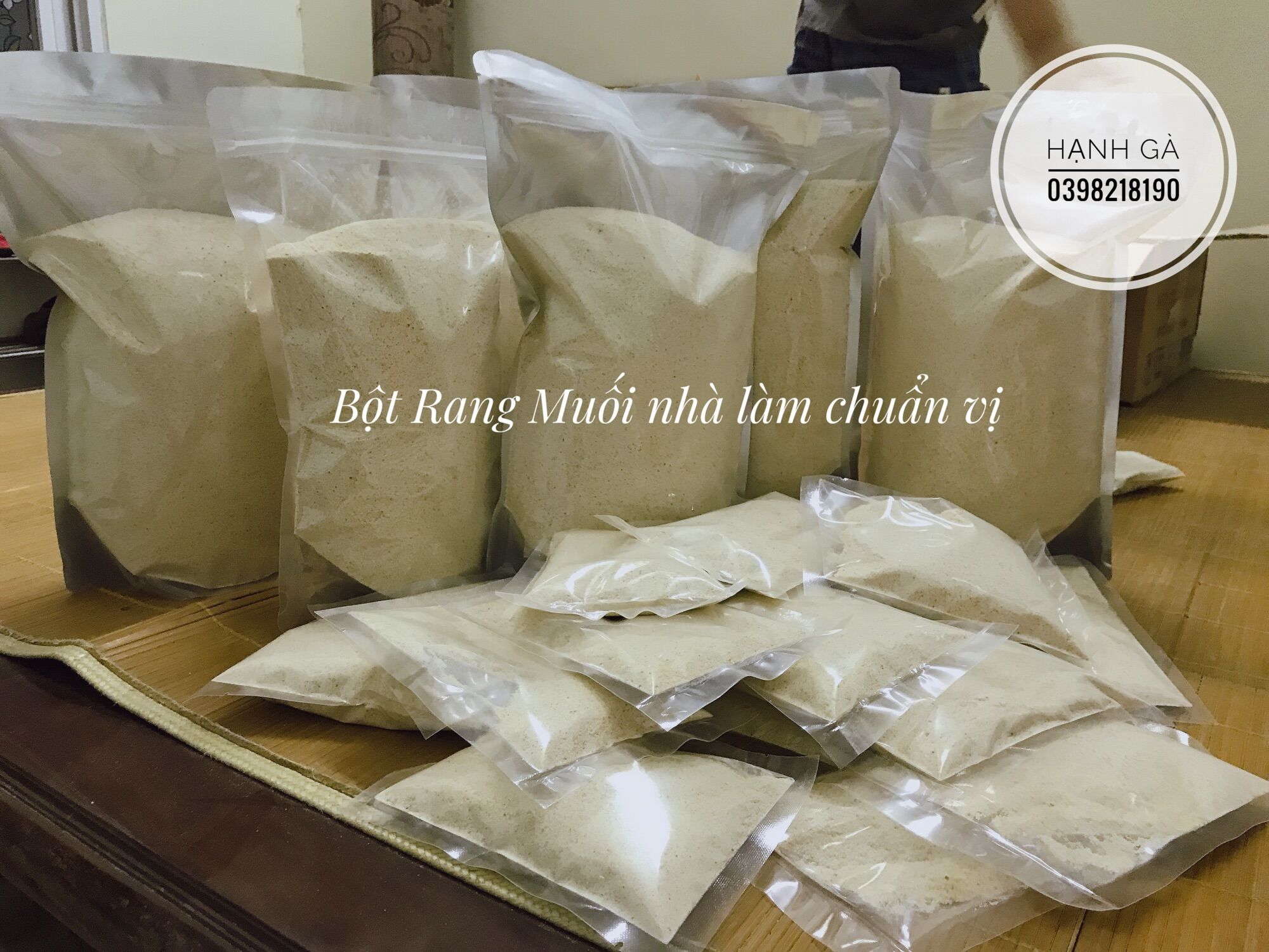 500gr Bột Rang Muối chuẩn vị nhà làm