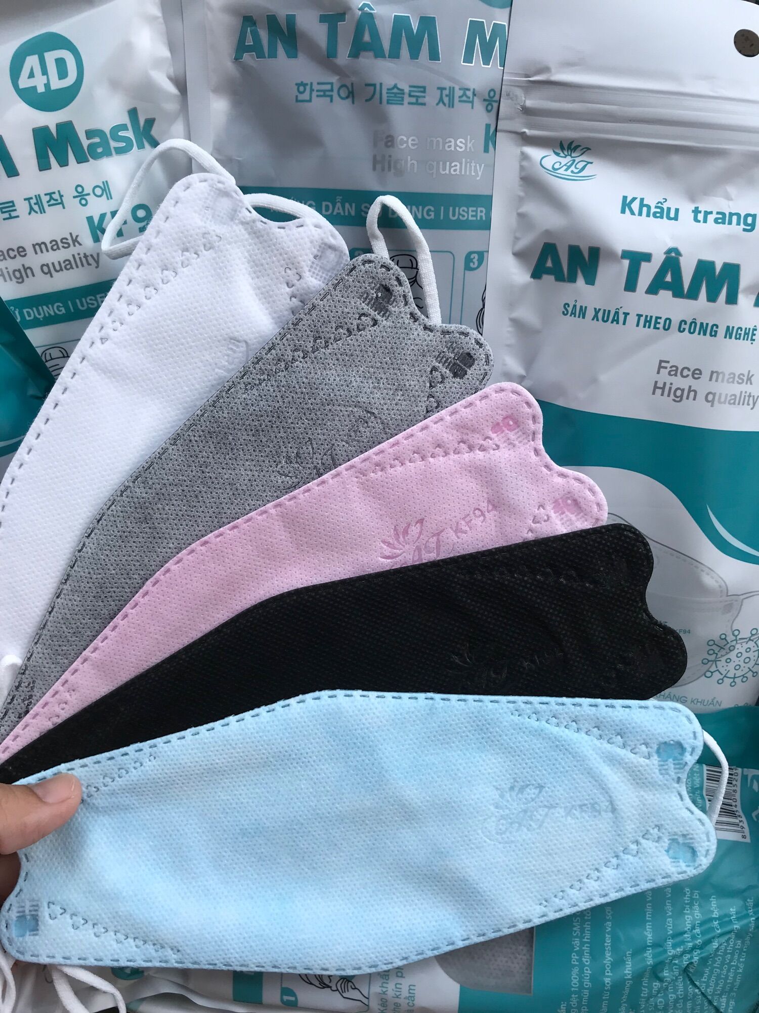 Khẩu trang kf94 An Tâm 100 cái