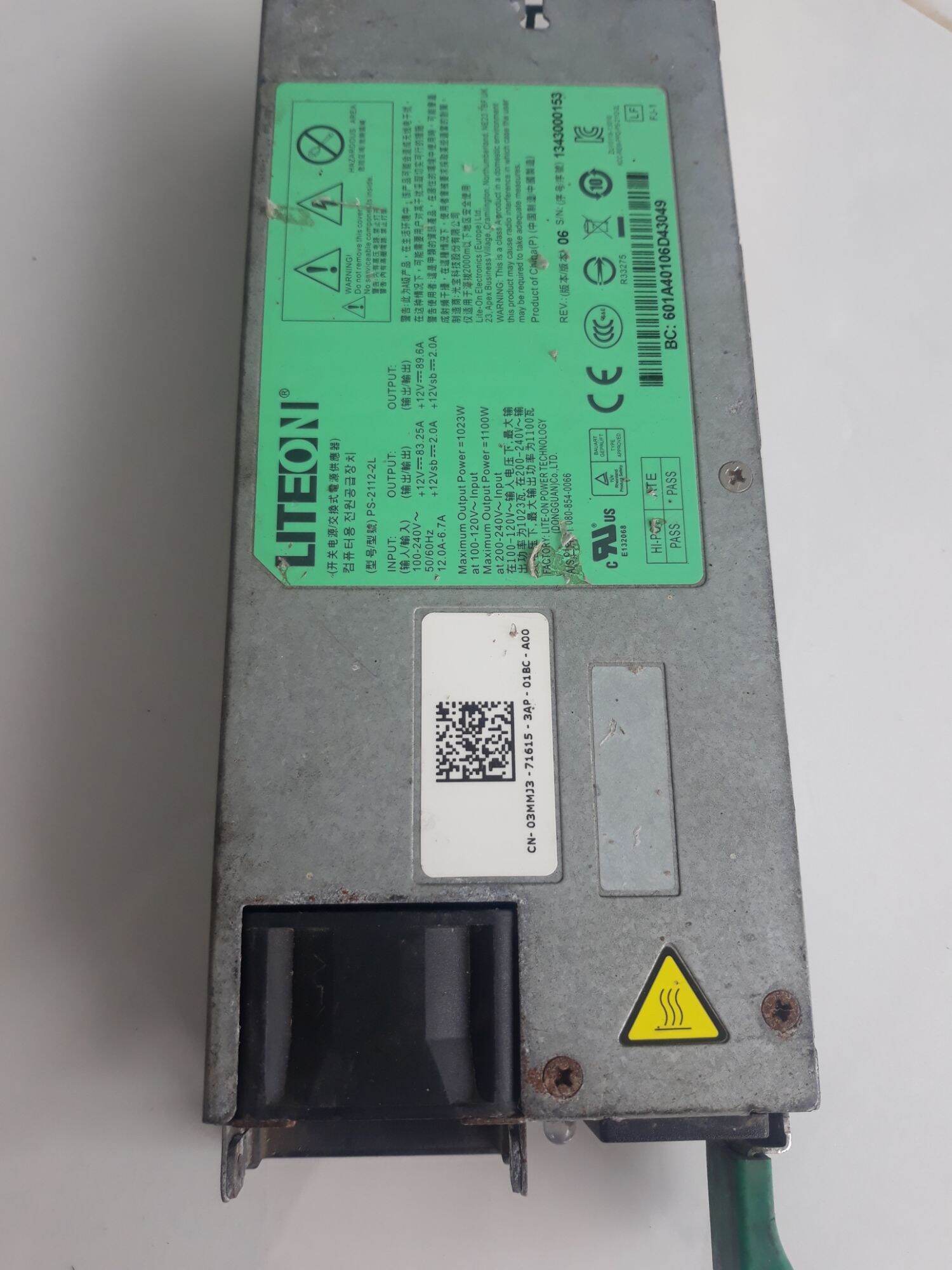 Nguồn server trâu cày, 12v 89.6A. 1100W