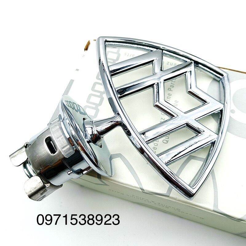 Logo Maybach nắp capo đầu xe ô tô, dùng độ cho xe Mercedes hàng. tem hãng