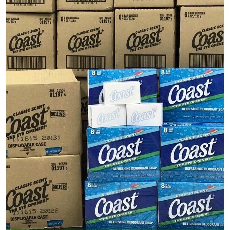 Set 4 cục xà bông COAST  MỸ