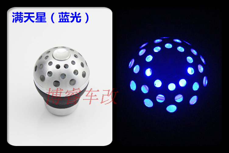 Đầu cần số xe ô tô thông dụng dạ quang đầu cần số tay tự động gt cần số hợp kim nhôm cần số cải trang cần số