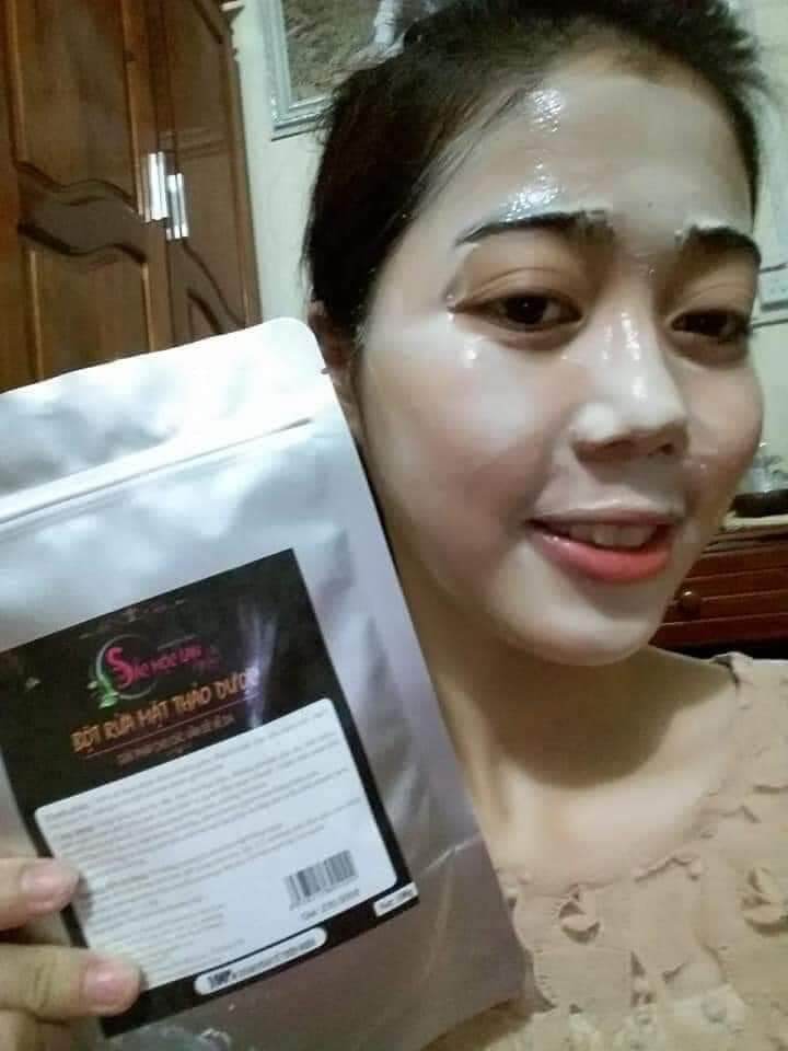[CHÍNH HÃNG] BỘT RỬA MẶT THẢO DƯỢC SẮC MỘC LAN - KÈM QUÀ