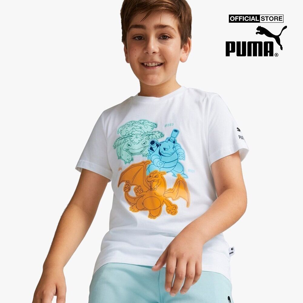 Puma - áo thun trẻ em ngắn tay puma x pokémon 536429-02