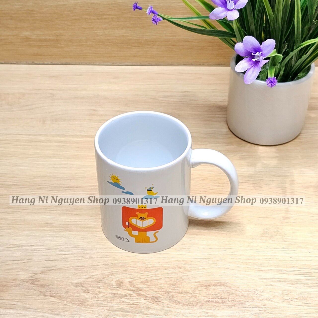 Ly sứ có quai 300ml