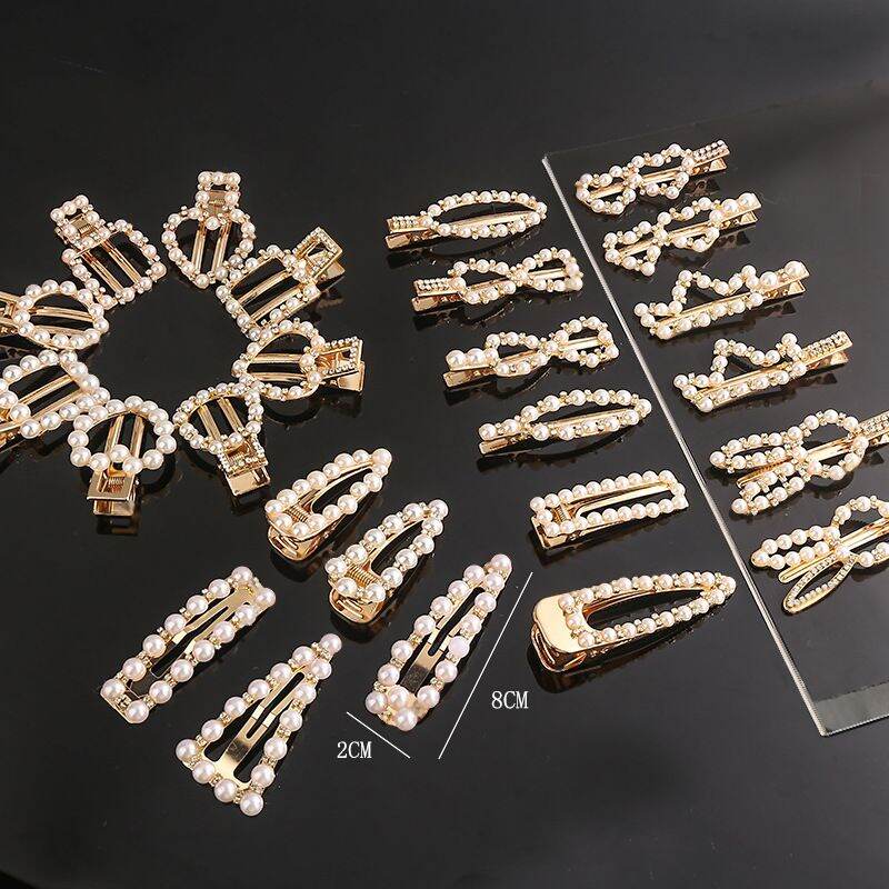 Combo 12 cây kẹp tóc mái đơn giản xinh xắn - kẹp mỏ vịt