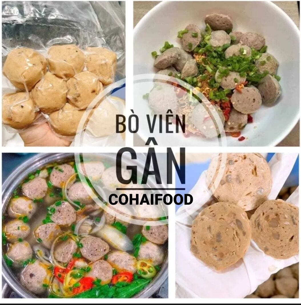 1 kg bò viên gân ngon nhà làm đặc biệt nguyên chất