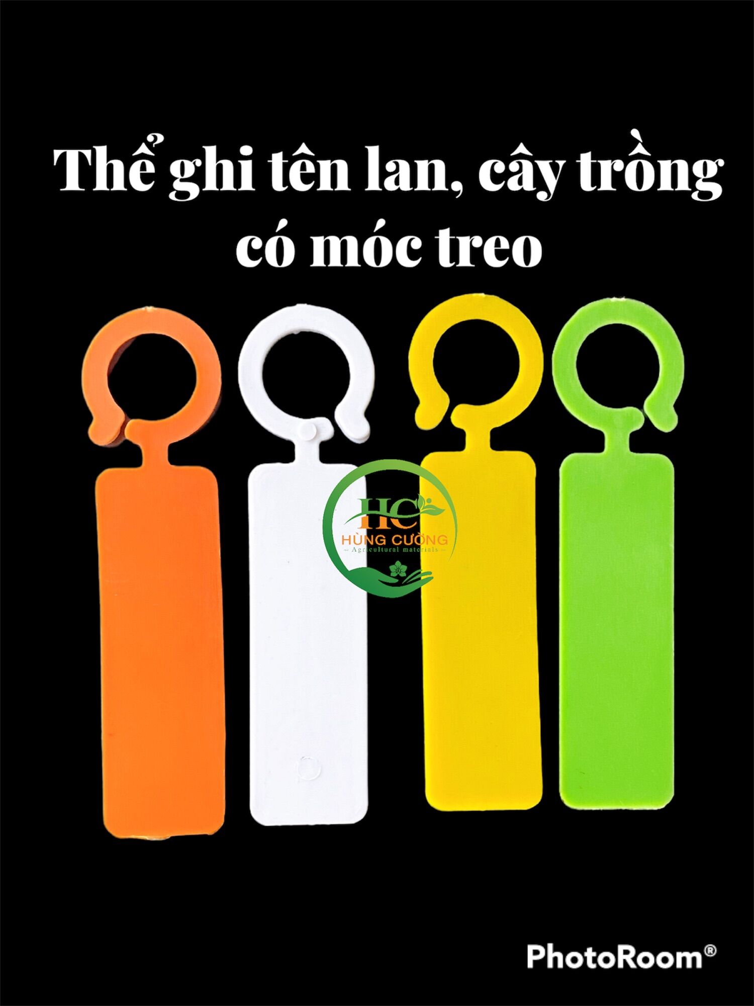 10 thẻ ghi tên hoa lan, cây cảnh có móc treo