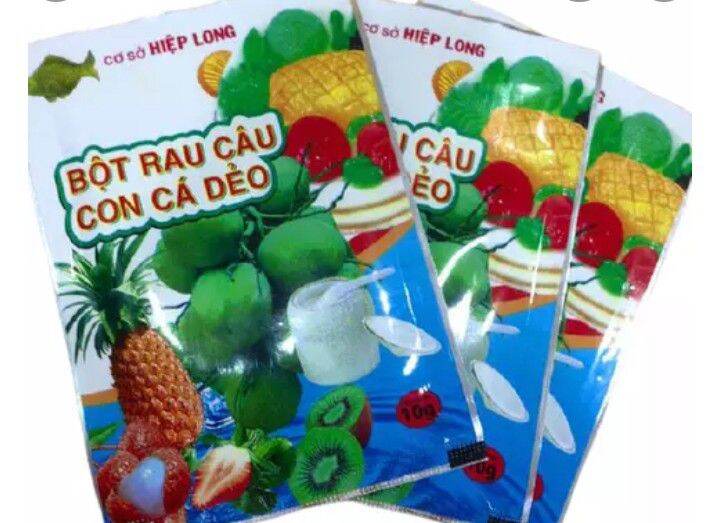 Bột thạch rau câu.900đ