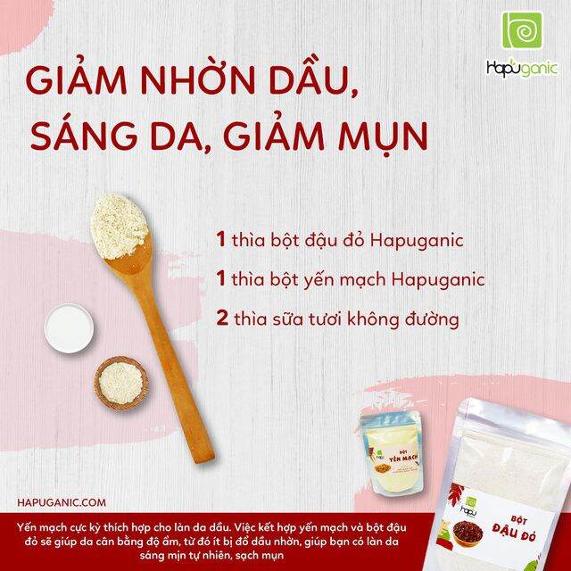 100gr bột đậu đỏ đắp mặt nạ nguyên chất