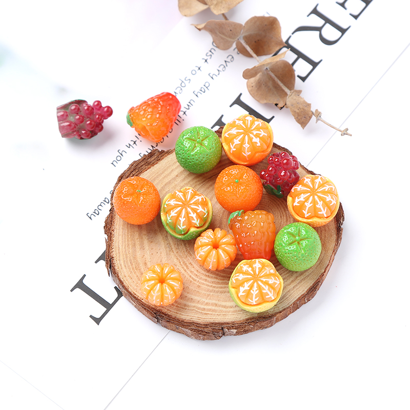 Charm Nhựa Trái Cây Trang Trí DIY