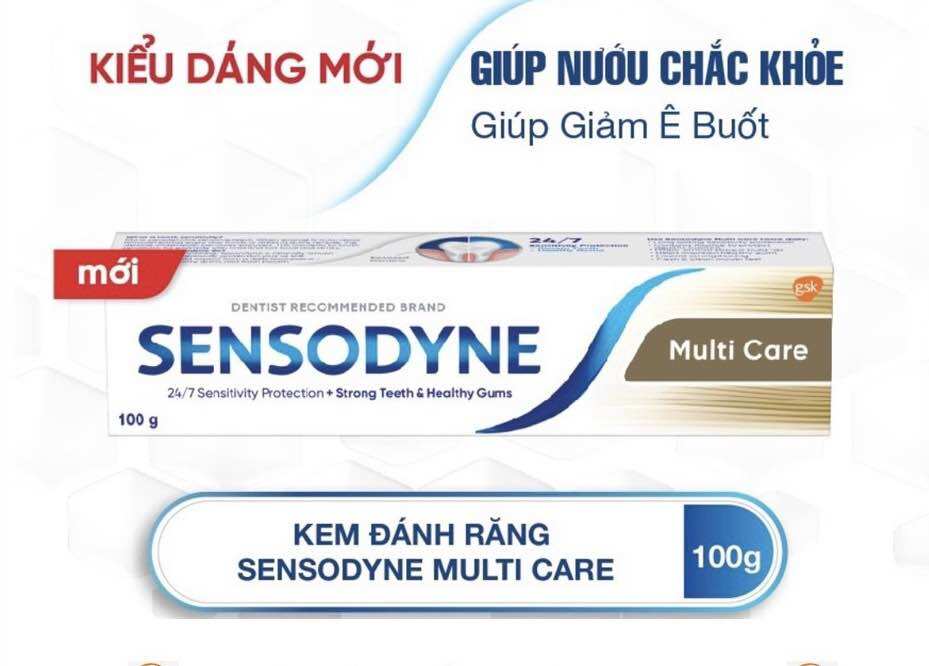 Kem đánh răng chống ê buốt sensodyne
