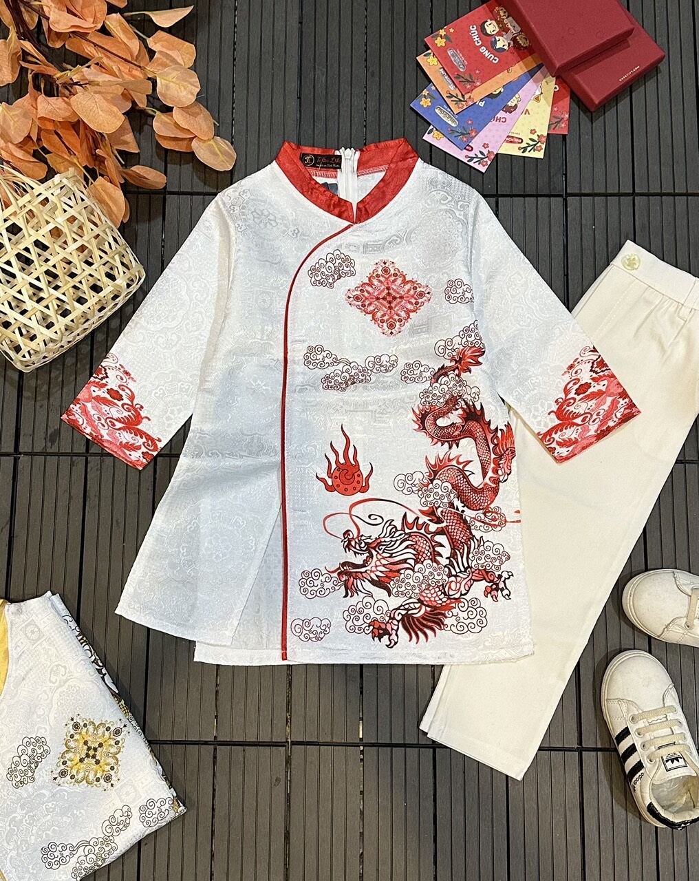 Thuong Hai Brocade Boys' Ao Dai