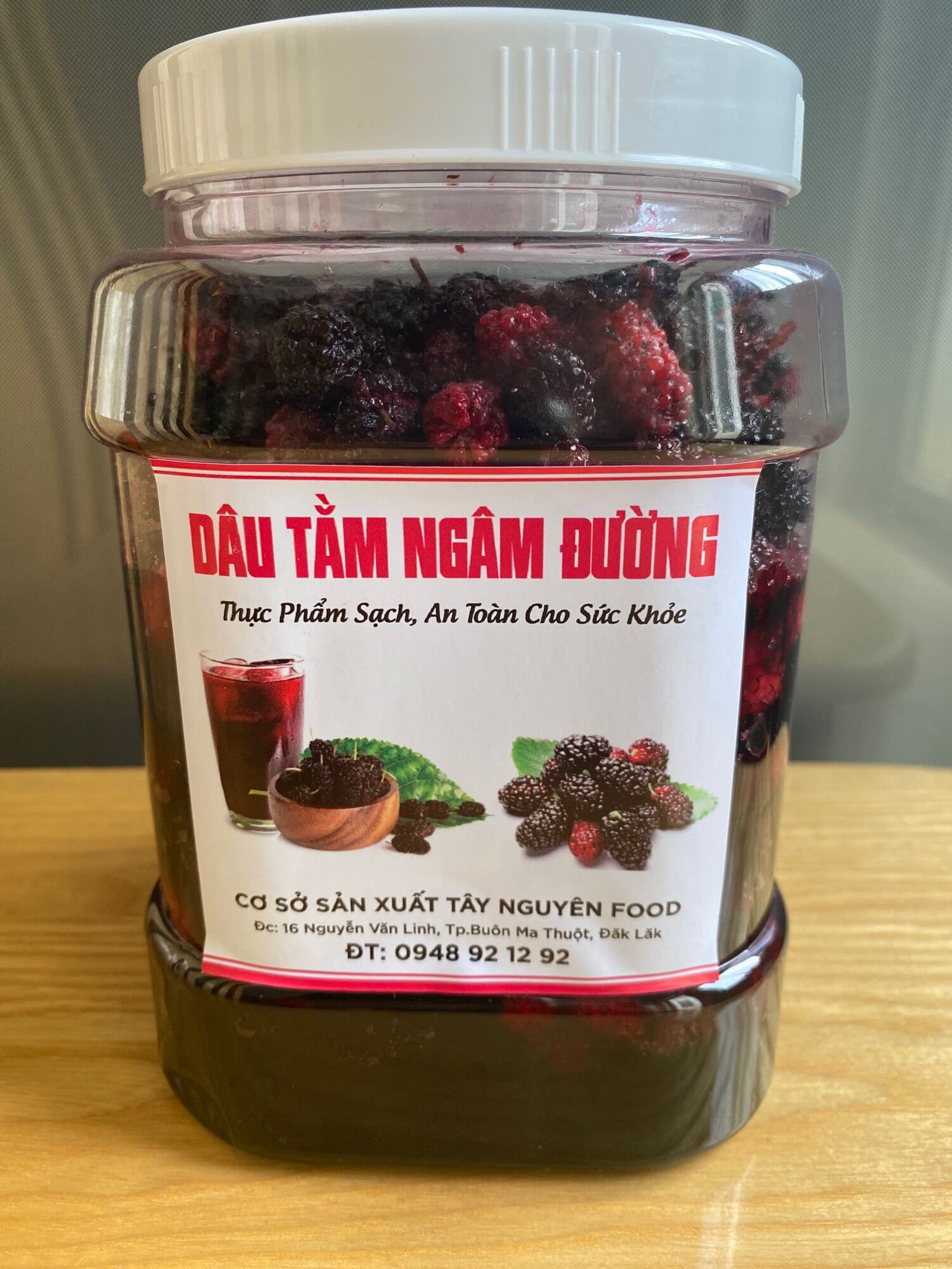 Dâu tằm ngâm đường phèn 1kg