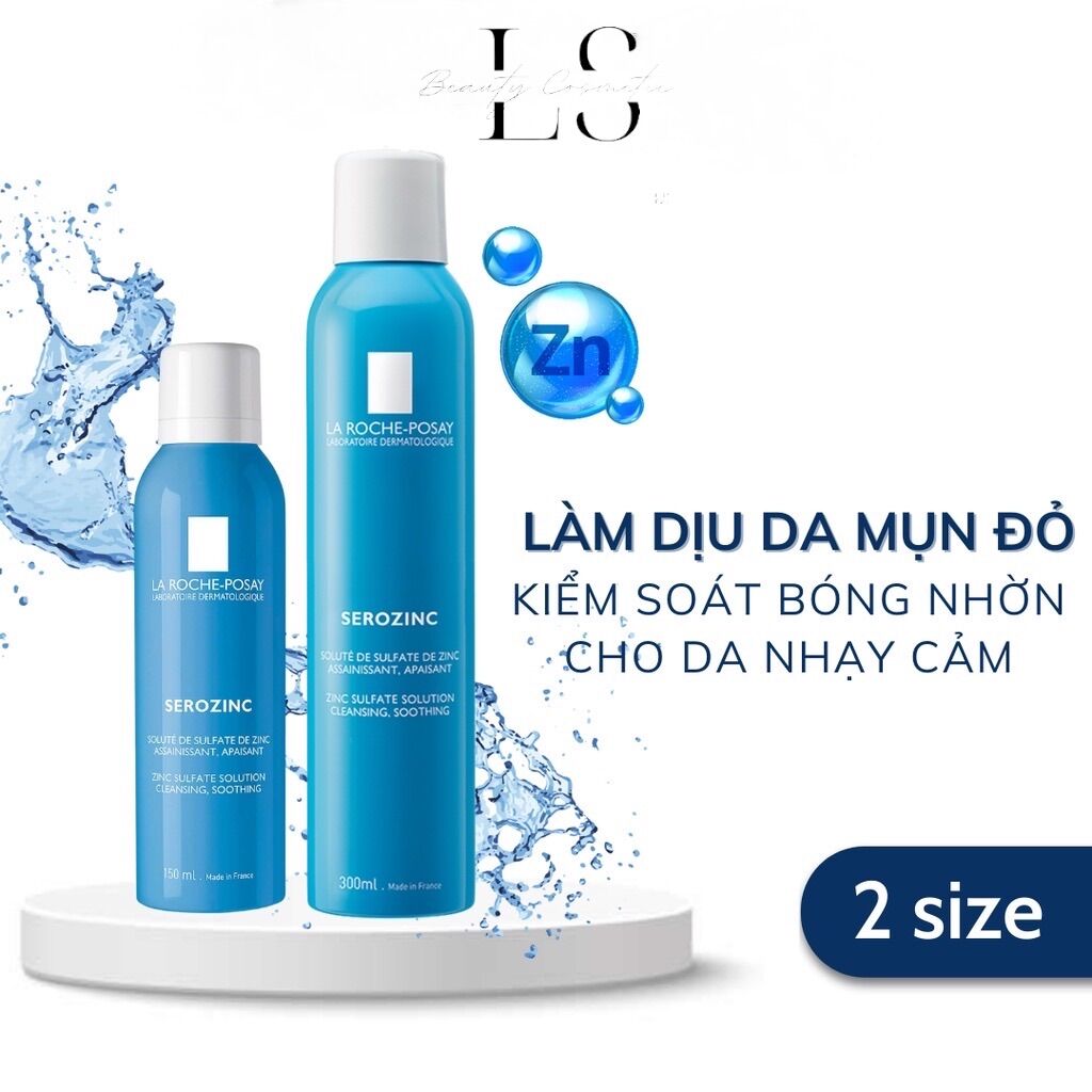 [CHÍNH HÃNG] Xịt khoáng giúp làm sạch và dịu da La Roche-Posay Serozinc