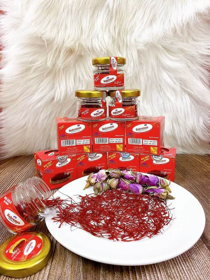 SAFFRON BAHRAMAN - Nhụy Hoa Nghệ Tây Hủ 1g Chính Hãng.