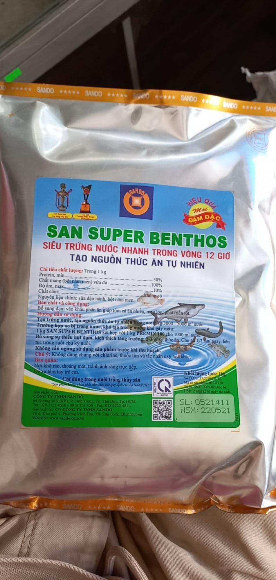 san super benthos 1kg ( siêu trứng nước)