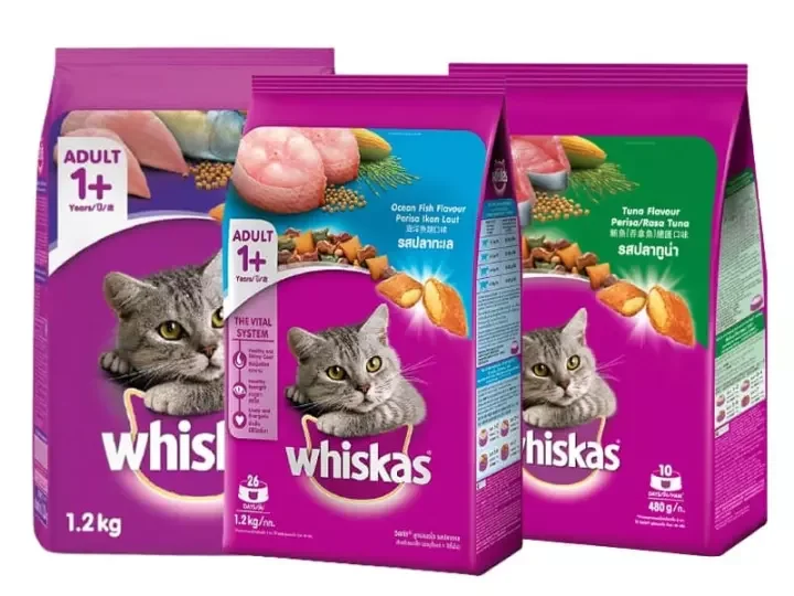 Thức ăn cho mèo Whiskas 1.2kg - Hạt Whiskas 1,2kg cho mèo thơm ngon
