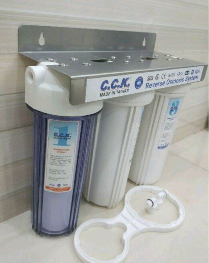 Bộ lọc thô nước sinh hoạt 3 cấp loại 10inch nhập khẩu chính hãng C.C.K Đài