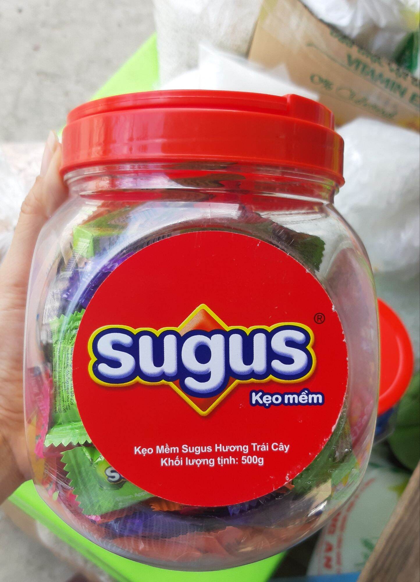 Nguyên hủ kẹo sugus 167 viên tặng 2 thanh doublemint