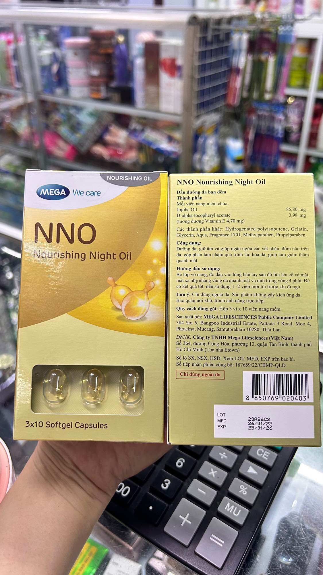Viên dưỡng da NNO