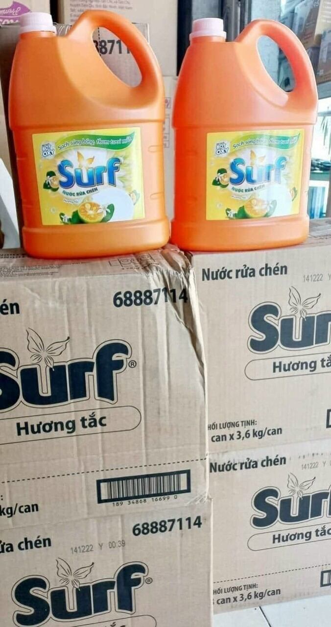 NƯỚC RỬA CHÉN SURF 3.6KI
