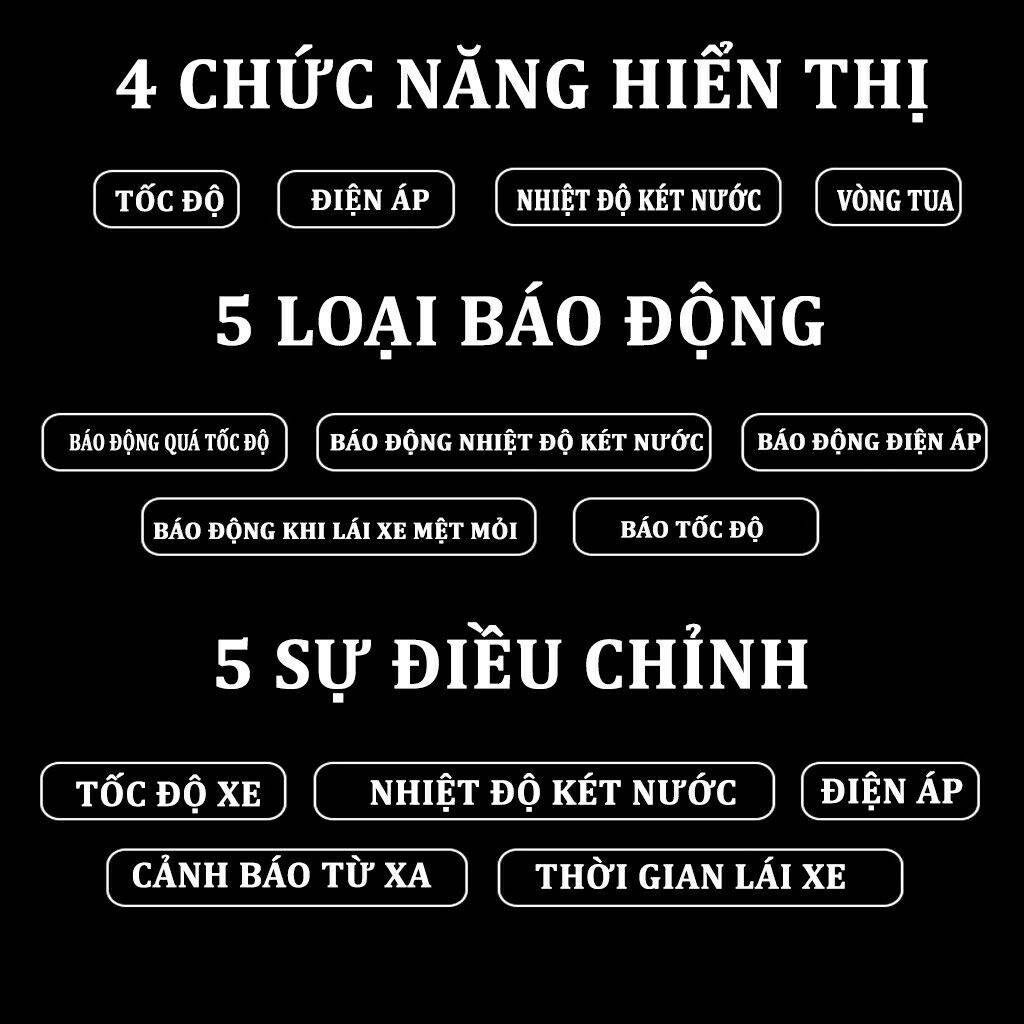 Hiển Thị Tốc Độ Lên Kính Lái HUD A200 Cực Sắc Nét