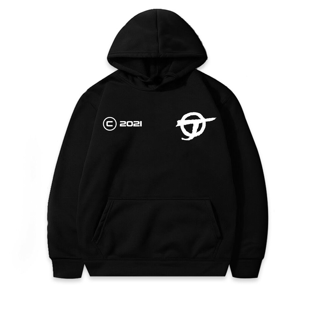 Áo hoodie logo jog unisex nỉ bông nam nữ form rộng
