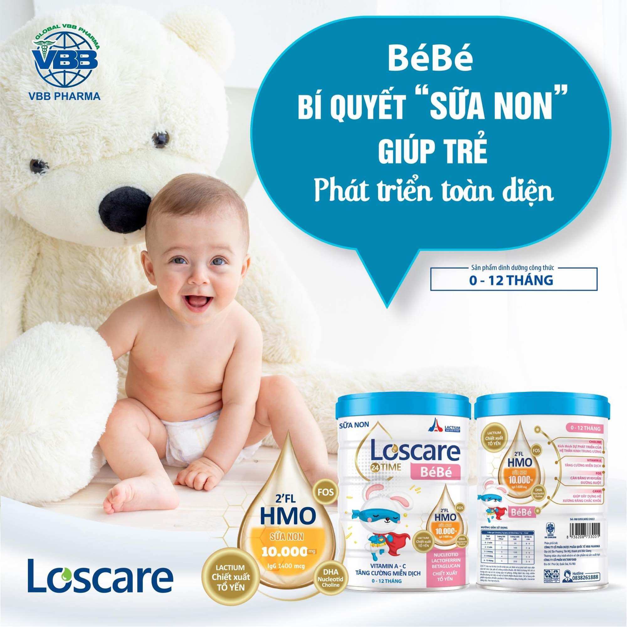 Sữa Bột - Loscare Sữa Non Tổ Yến Cao Cấp