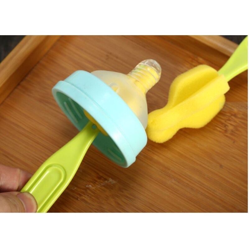 Cọ rửa núm ty bình sữa đầu bông dài 5cm