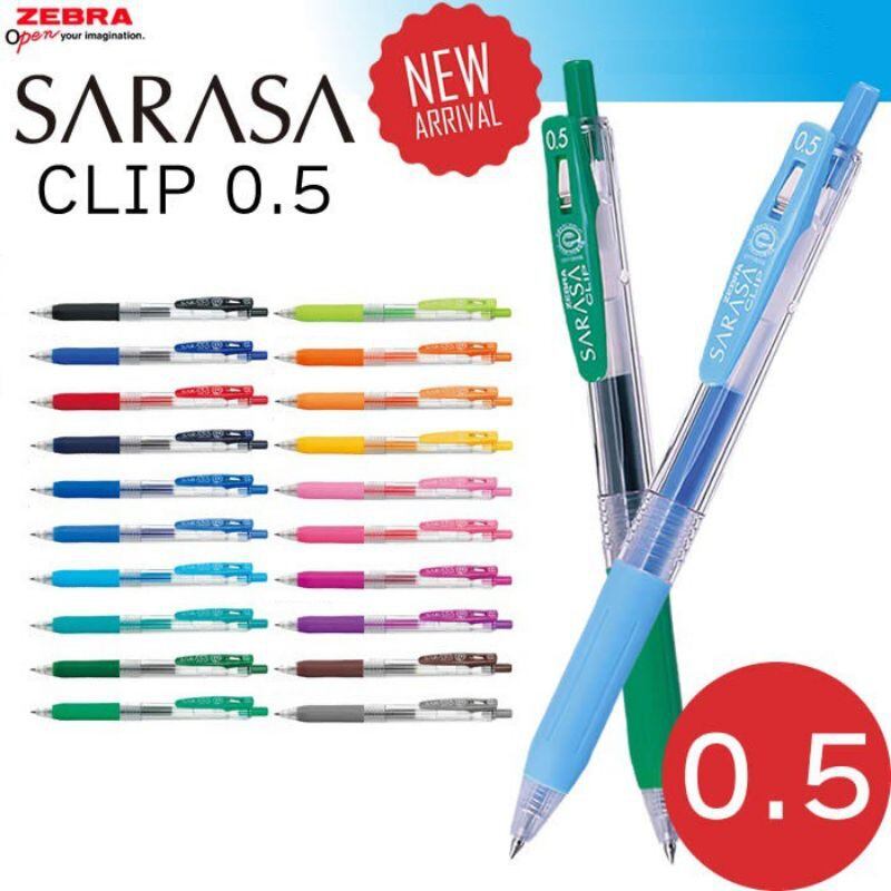 Bút gel zebra sarasa clip 0.5 - made in japan