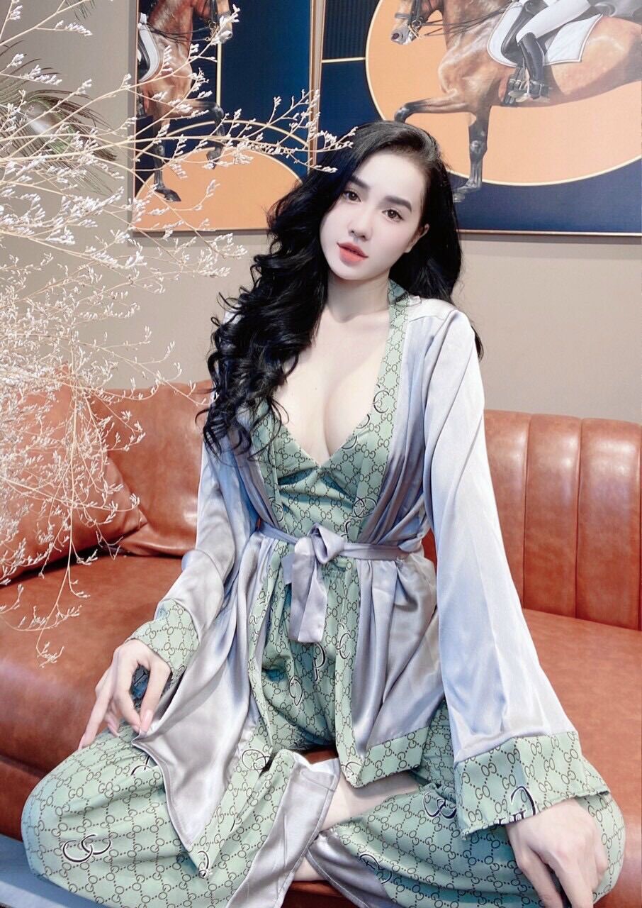Sét 3 món mặc nhà sexy sang chảnh sale giá rẻ nhà Miki