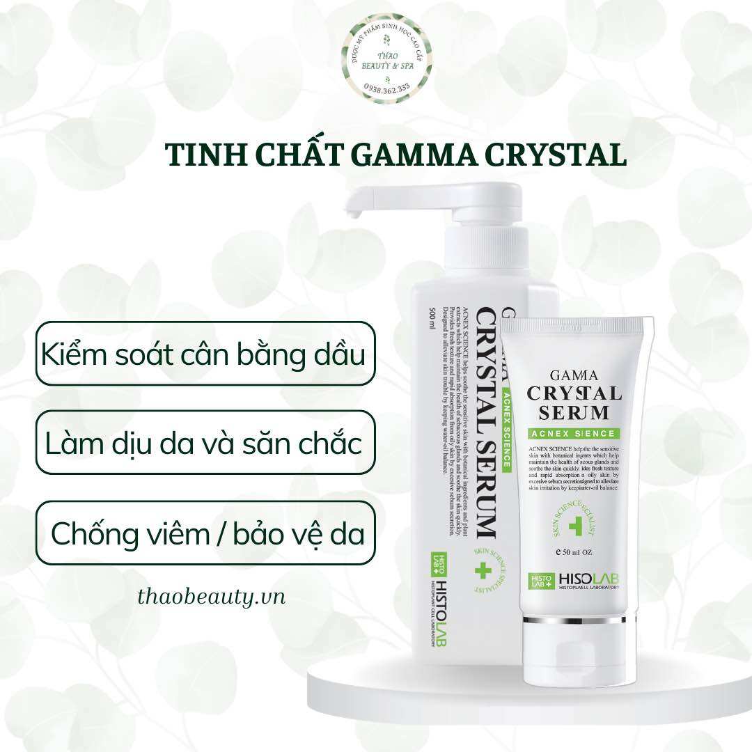Histolab - tinh chất dưỡng da dầu mụn histolab gamma crystal serum acnex science